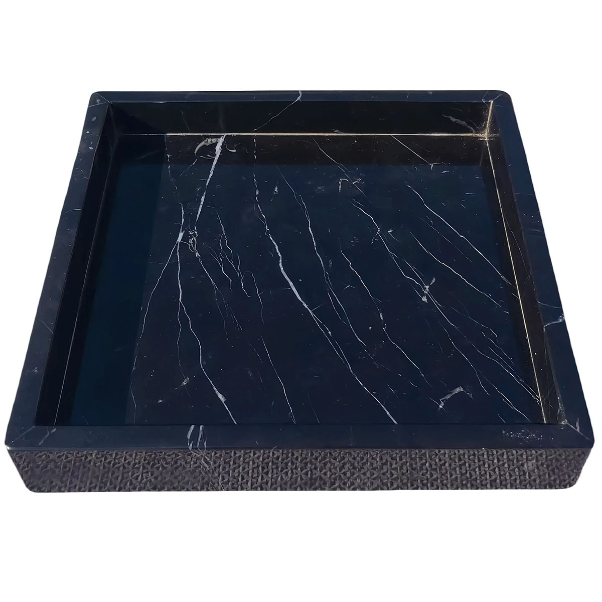 Plateau à fruits en marbre naturel très populaire - Plateau en marbre noir Nero Marquina,Plateau à fruits en marbre naturel très populaire - Plateau en marbre