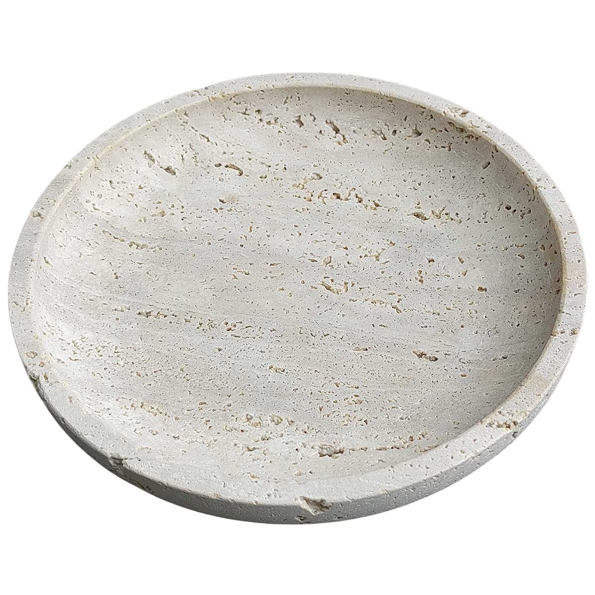 The Best Design Natural Beige Travertine Decorative Tray -8-Inch Beige Stone Vanity Bowls,Natural Beige Travertine Decorative Tray -8-Inch Beige Stone Bowls