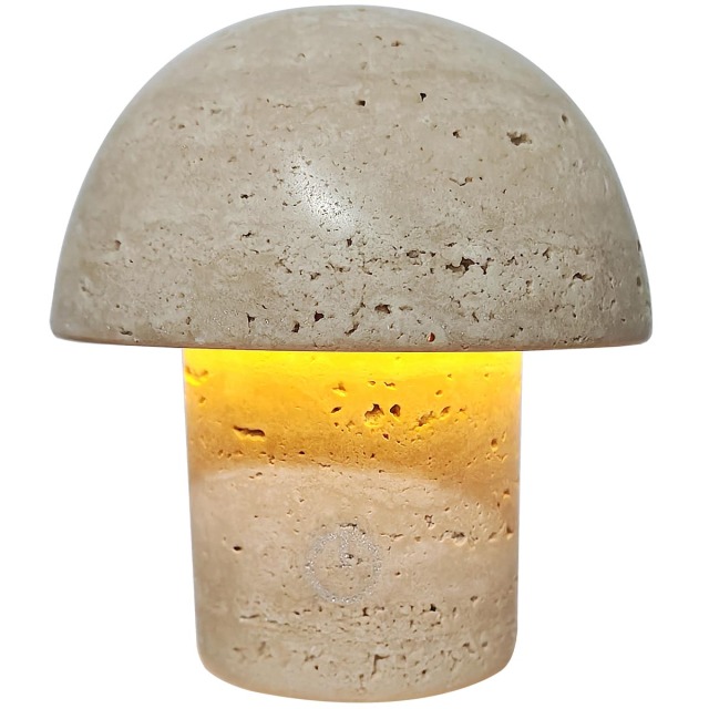The Natural Stone Table Lamp -Hand Polished Natural Marble Mushroom Lamp,Natural Stone Table Lamp -Hand Polished Natural Marble Mushroom Lamp