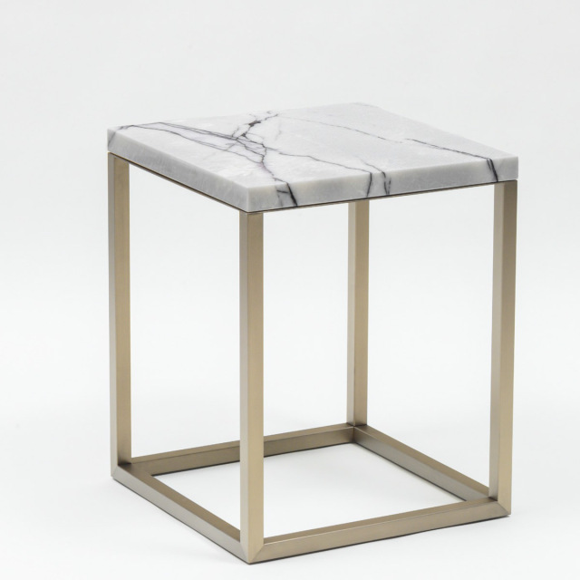 The Popular Luxury Lilac Natural Marble Stone Side Table or Small Marble Table for Villa Hotel Living Room,The Popular Luxury Lilac Natural Marble Stone Side Table