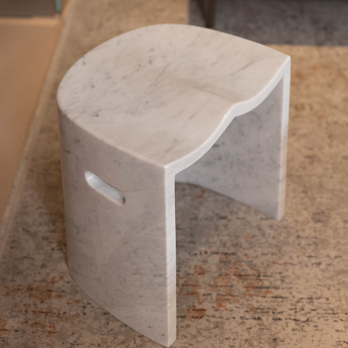 Le meilleur design de mobilier en marbre blanc de Carrare naturel - Tabouret en marbre blanc,Le meilleur design de mobilier en marbre blanc de Carrare naturel