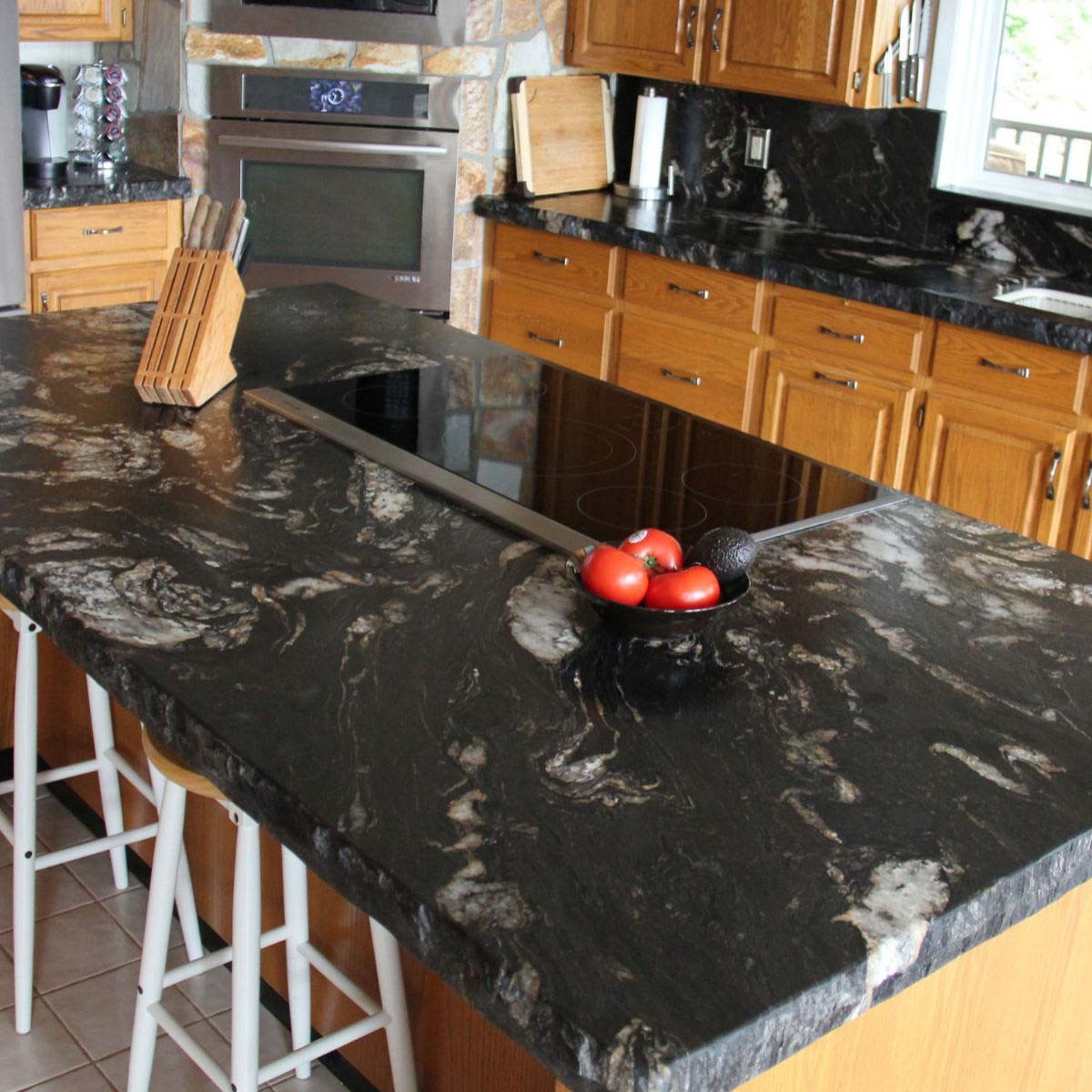 The Popular Black Matrix Titanium Natural Granite Counter tops,The Popular Black Matrix Titanium Natural Granite Counter tops