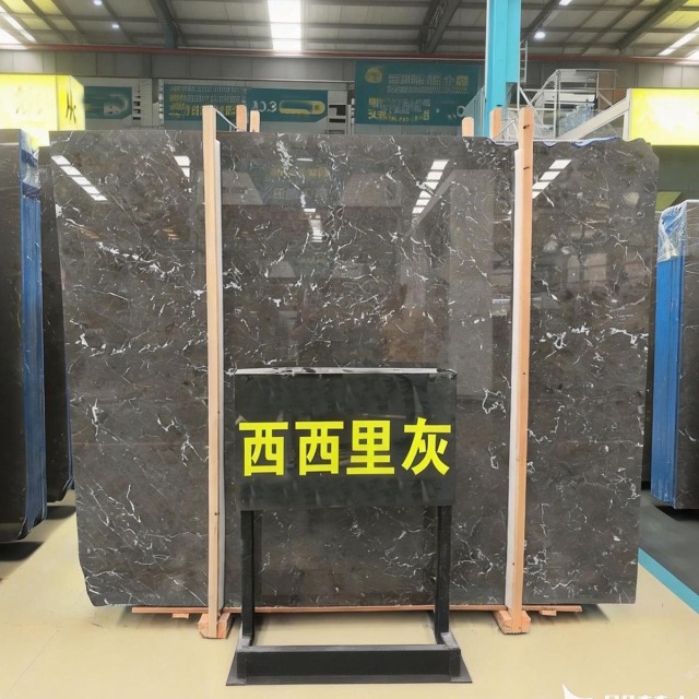 Suministro directo de fábrica de nuevos grandes losas y baldosas de mármol gris siciliano pulido,Suministro directo de fábrica de nuevos grandes losas y baldosas de mármol gris siciliano pulido