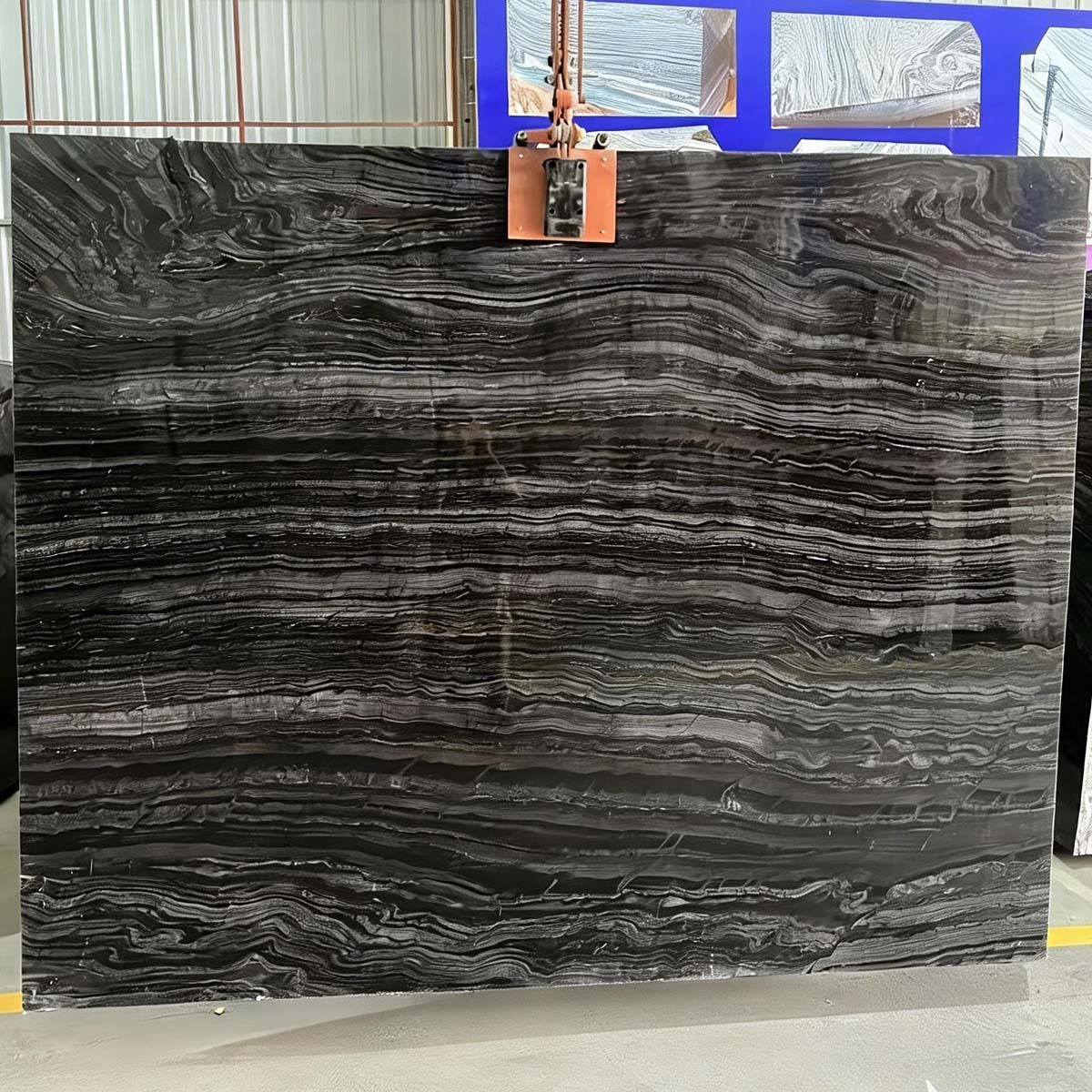 Marbre naturel de Chine à veines de bois noir pour usage intérieur,Marbre naturel de Chine à veines de bois noir pour usage intérieur