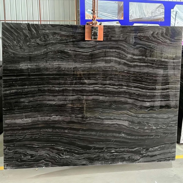The China Natural Marble Black Wooden Vein Marble for Indoor Use,The China Natural Marble Black Wooden Vein Marble for Indoor Use