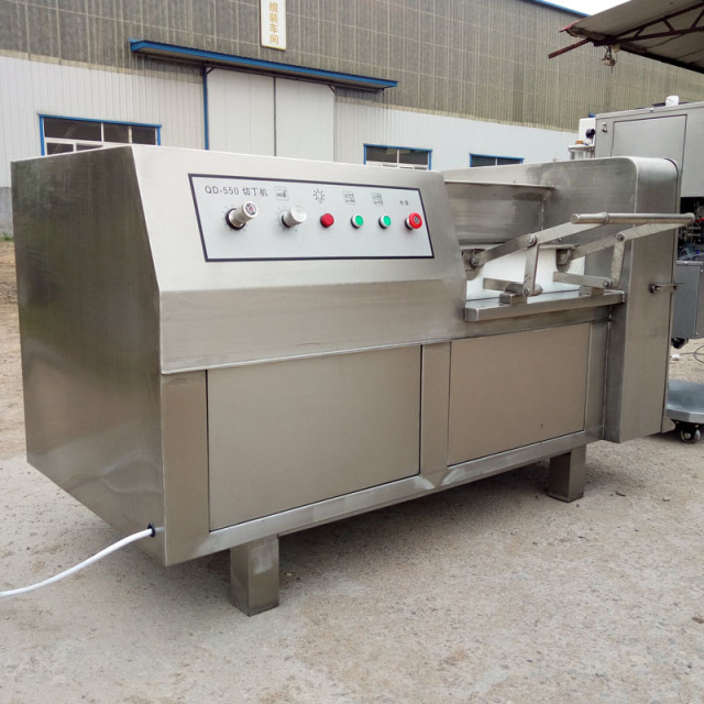 Industrial Big Frozen Fresh Chicken Meat Dicing Dicer Machine