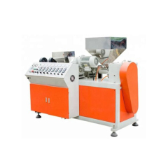 Biodegradable Plastic Extruder Drinking Straw Cutting Making Extrusion Machine