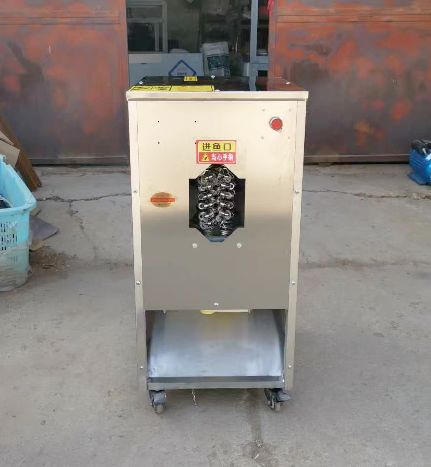 Commercial Electric Fish Descaling Scale Removing Remover Fish Sacler Back Opening Machine