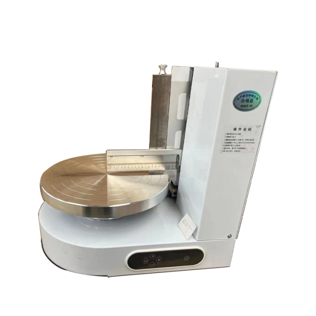 Automatic 4-12 inch Cake Smoothing Cream Frosting Coating Spreading Machine Cake Cream