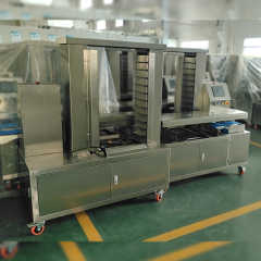 Automatic Cookie Mooncake Mochi Tray Arrange Arranging Aligning Machine Trays Setting Machine