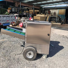 Brown Coconut Fiber Remover Coconut Husk Removing Peeling Machine