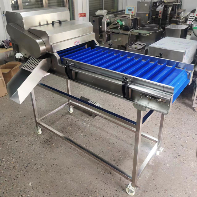 Commercial Stainless Steel Fruit Vegetable Cucumber Root Stem Cutting Machine