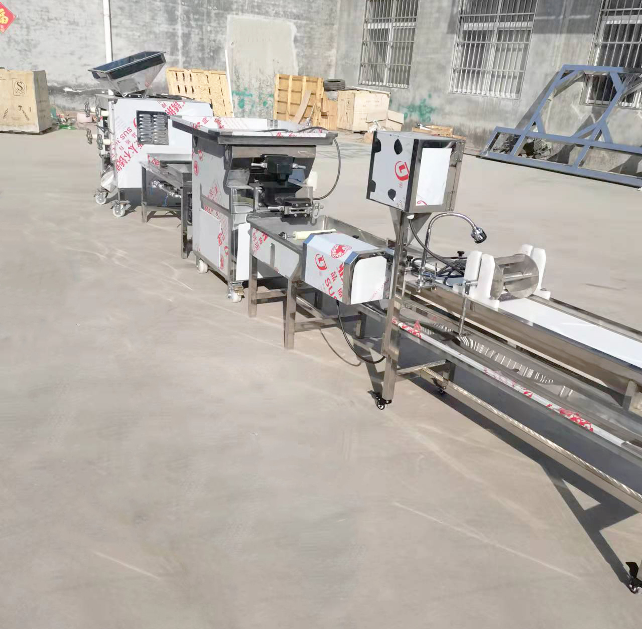 Korean Tteokbokki Rice Cake Making Machine Rice Cake Production Line