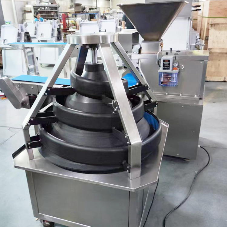 Automatic Dough Divider and Rounder Rolling Machines Dough Ball Making Machine