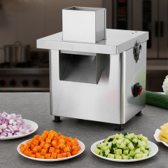Multifunctional Motorized Vegetable Dicing Machine Potato Carrot Dicing Slicing Cutting Machine