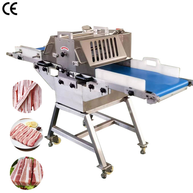 Fresh Meat Slice Strip Cube Dicer Cutting Machine Fresh Meat Slicer Machine
