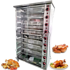 Commercial Gas Grill Chicken Rotisserie Oven Gas Chicken Roasting Machines