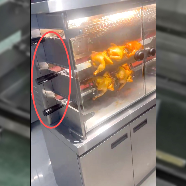 Commercial Gas Grill Chicken Rotisserie Oven Gas Chicken Roasting Machines