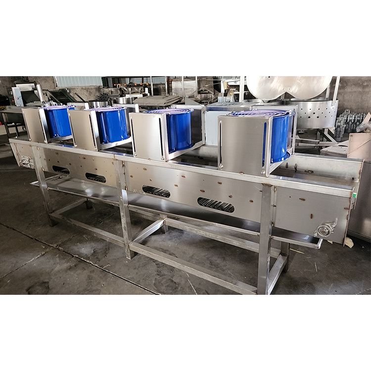 Continuous Fried Food Cooling and Deoiling Machine 304 Stainless Steel for Potato Chips Processing