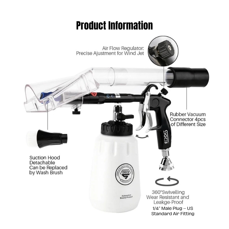 SGCB Multi-Function blow Suction Gun set(TAIWAN)