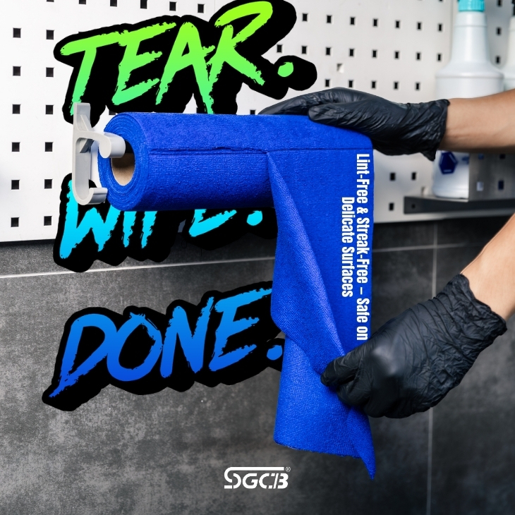 Microfiber roll towels(Tear-away)