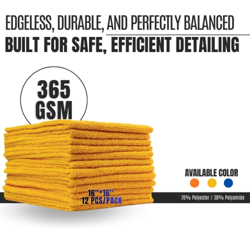 365GSM Microfiber  Towels Pack