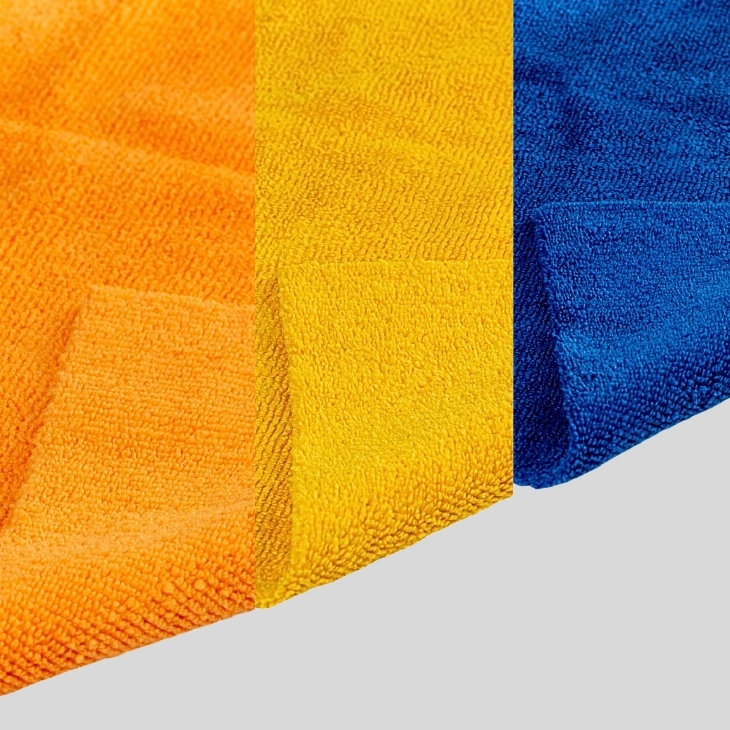365GSM Microfiber  Towels Pack