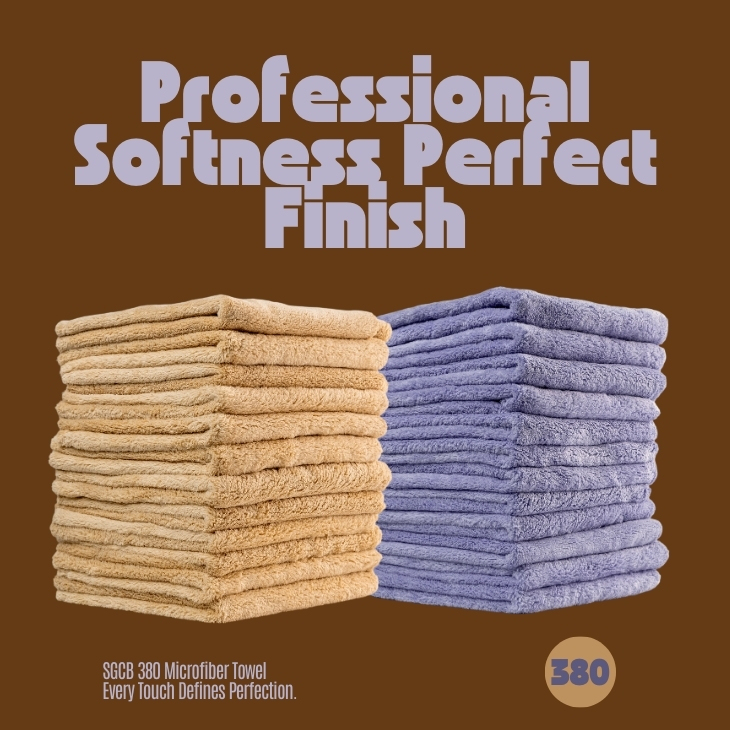 380GSM Interior Microfiber  Towels Pack