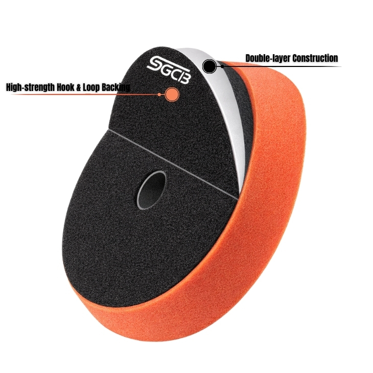 Beveled Edge Foam Pad for DA Polisher 5",6''