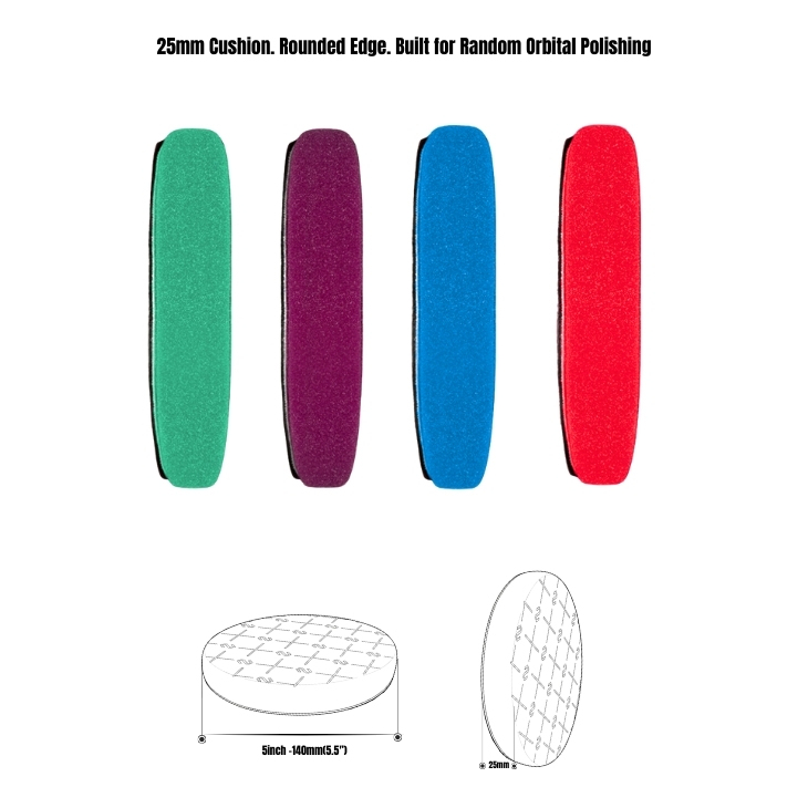 S Pattern Buffing Pad (SE) for RO Polisher-5'' kit