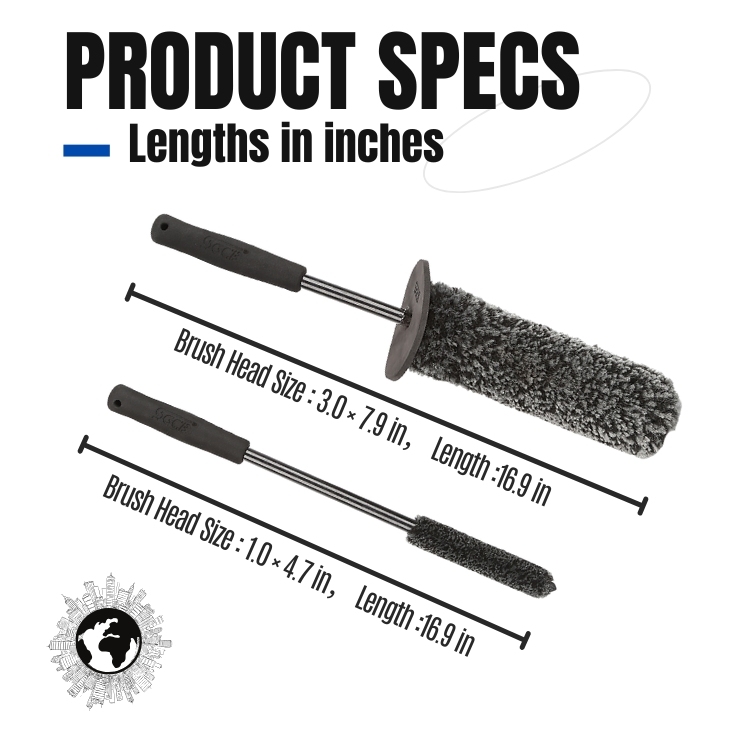 Microfiber Wheel Brush