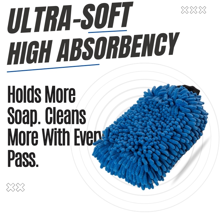 CHENILLE WASH MITT