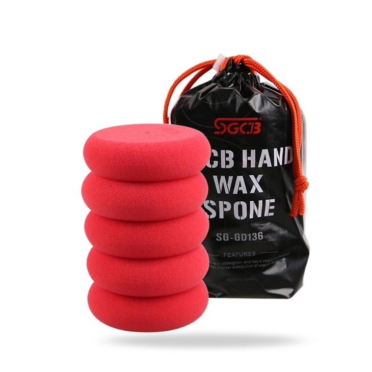 Hand Wax Applicator Thin Sponge