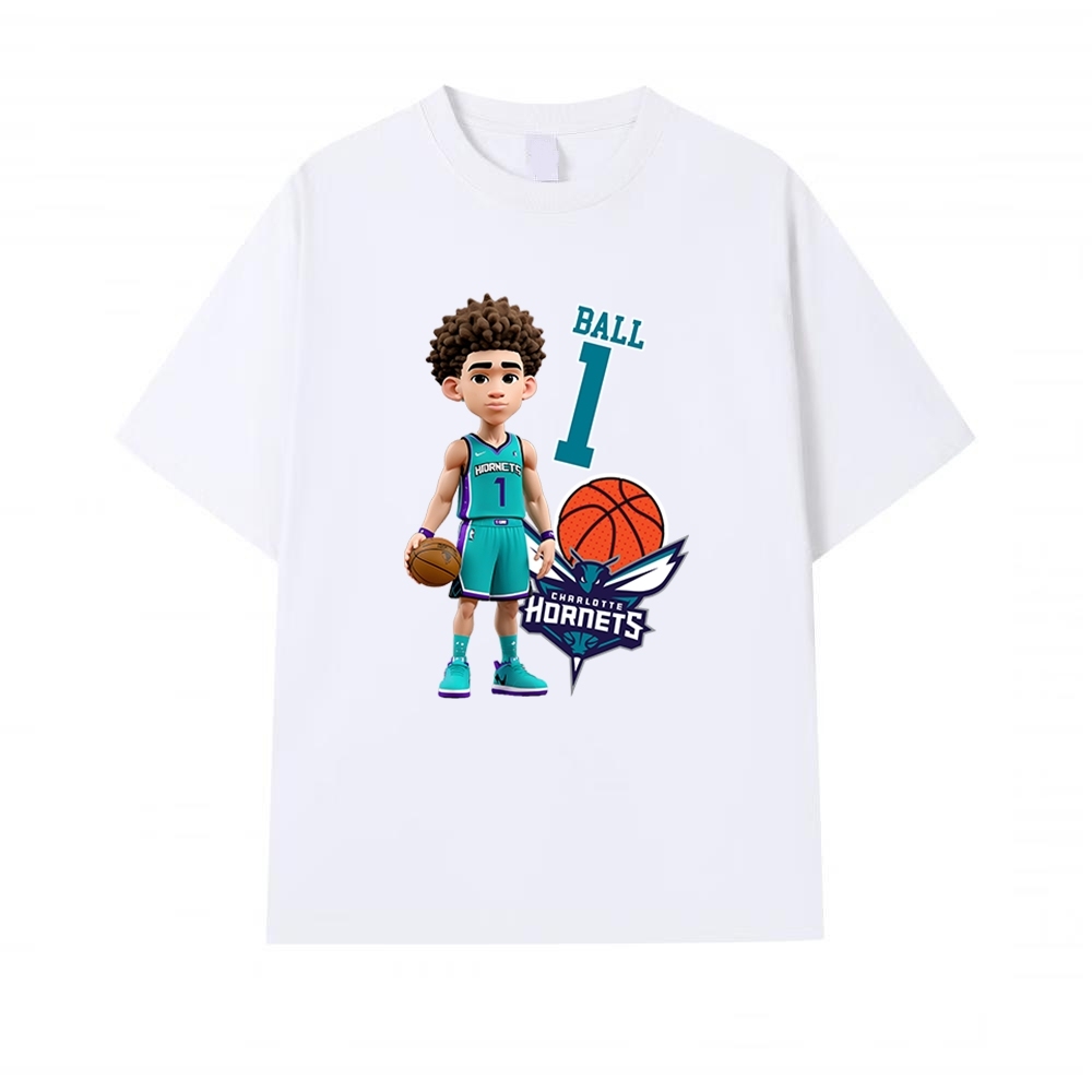 LaMelo Ball, Charlotte Hornets Vintage t-shirt   2505B140