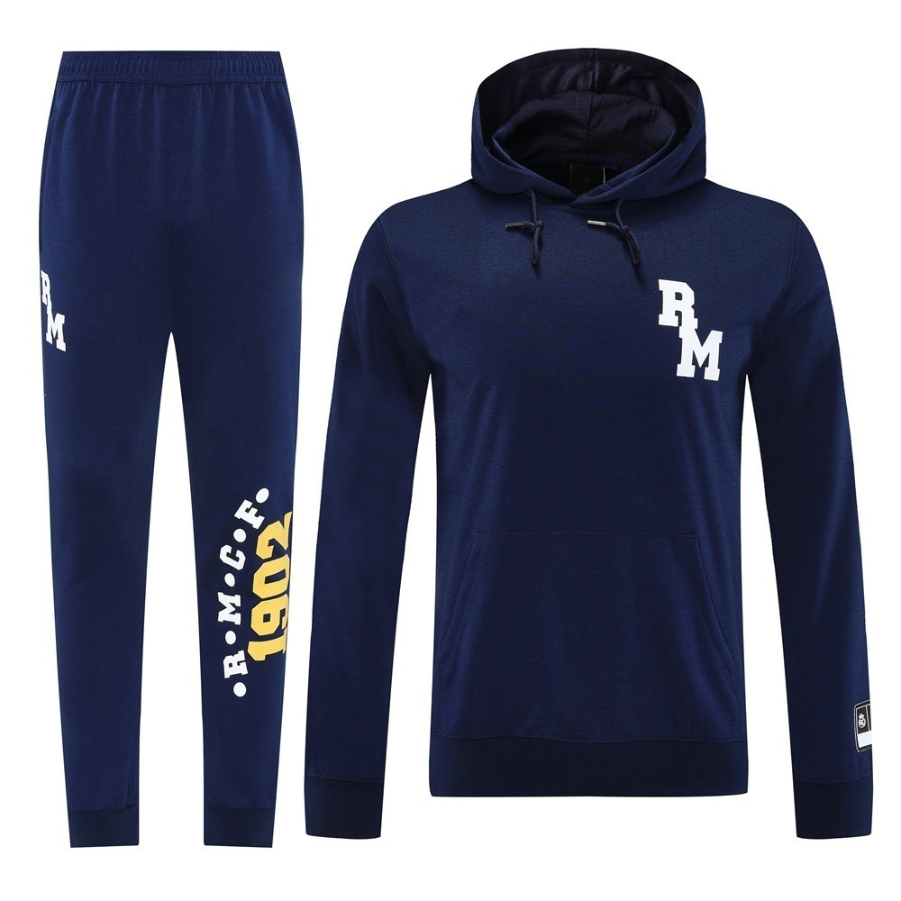 2526 season Real Madrid CF hooded Training jacket set