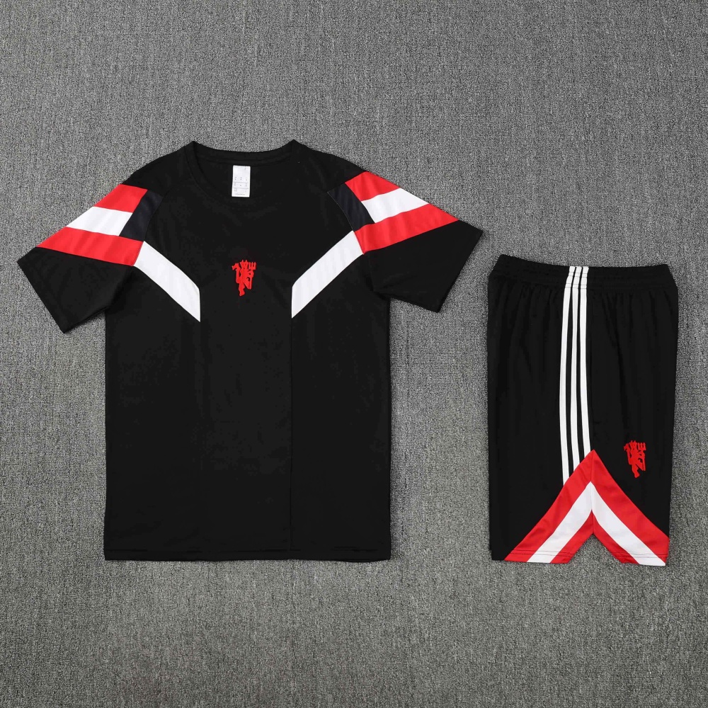 2526 season Manchester United F.C. Training clothes suit Short sleeve Fan version