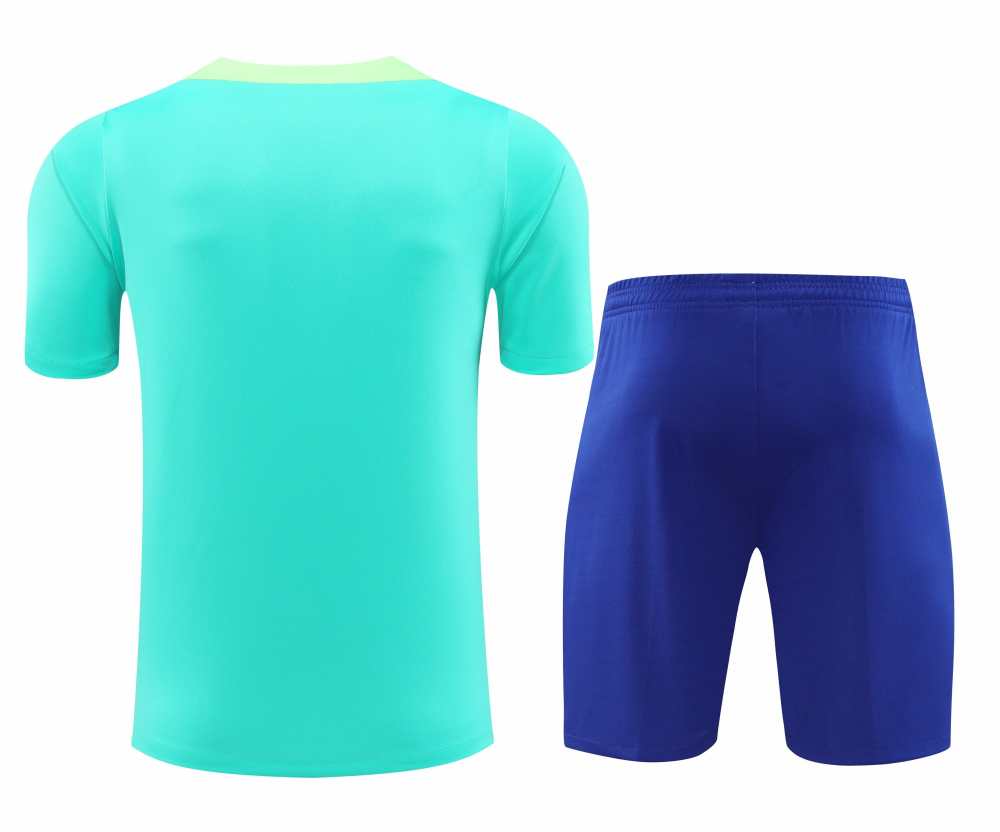 2425 Brazil Training clothes suit Short sleeve Fan version
