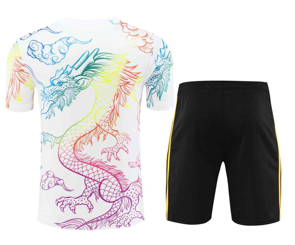 2425 Real Madrid CF Training clothes suit Short sleeve Fan version