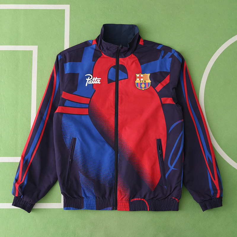2425 FC Barcelona / Barça Wear on both sides windbreaker