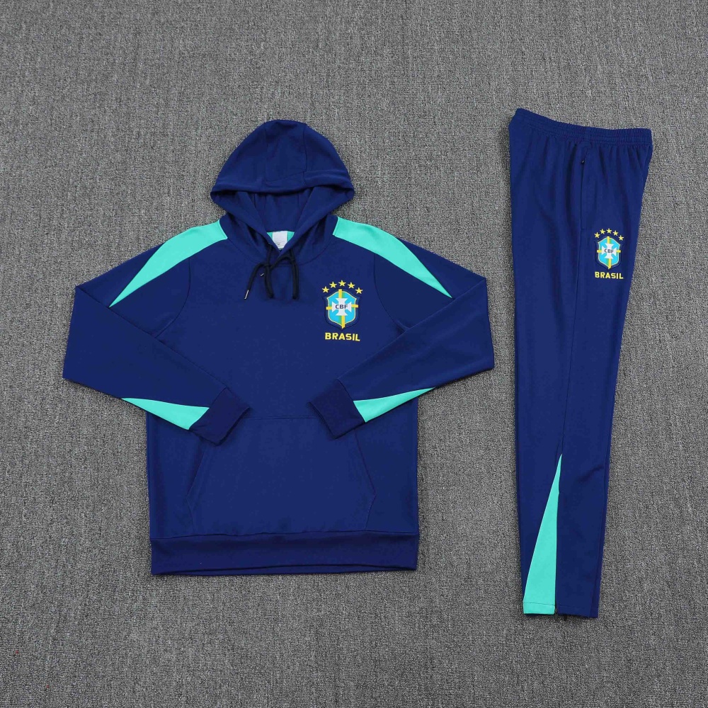 2526 season Brazil Training suit hooded set