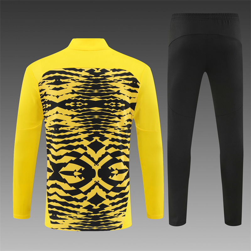 2425 Borussia Dortmund Yellow Black  Training suit set