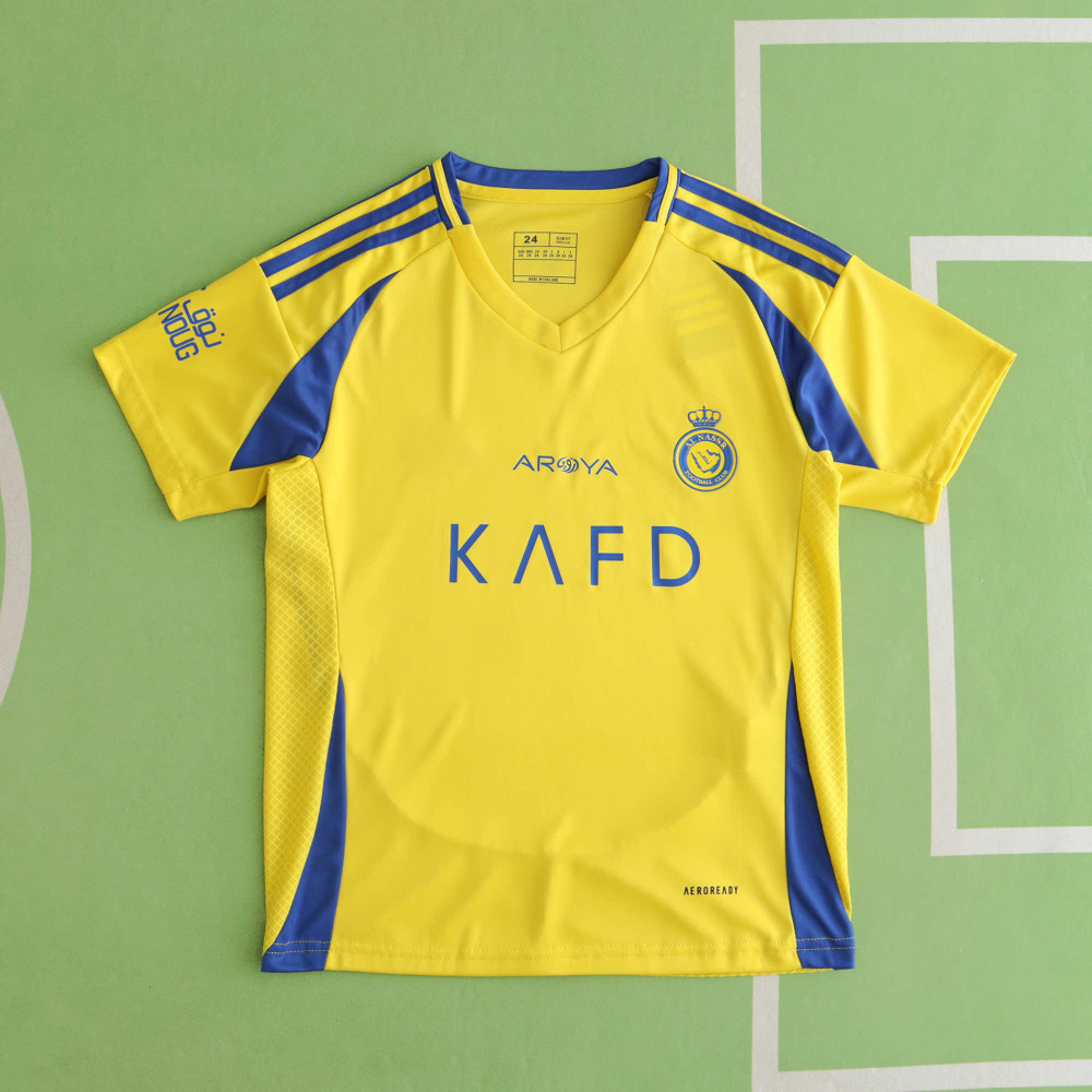 2425 season Al Nassr FC home Kids kit