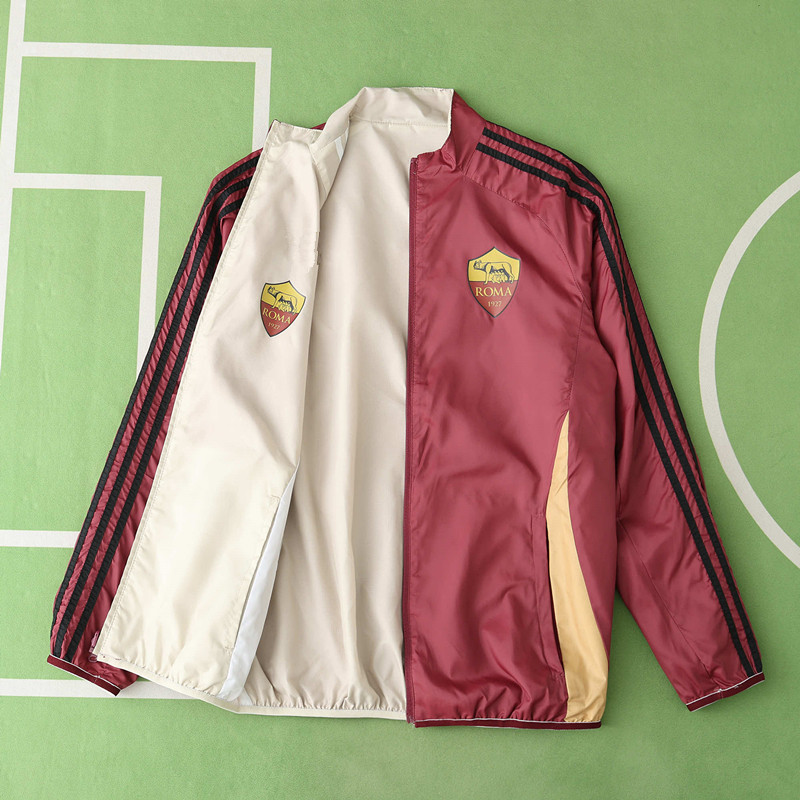 2425 A.S. Roma Wear on both sides windbreaker