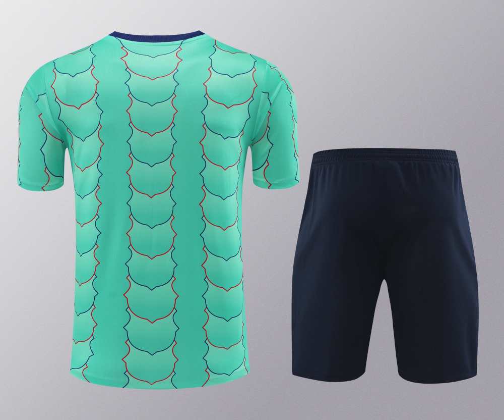 2425 FC Barcelona / Barça Training clothes suit Short sleeve Fan version