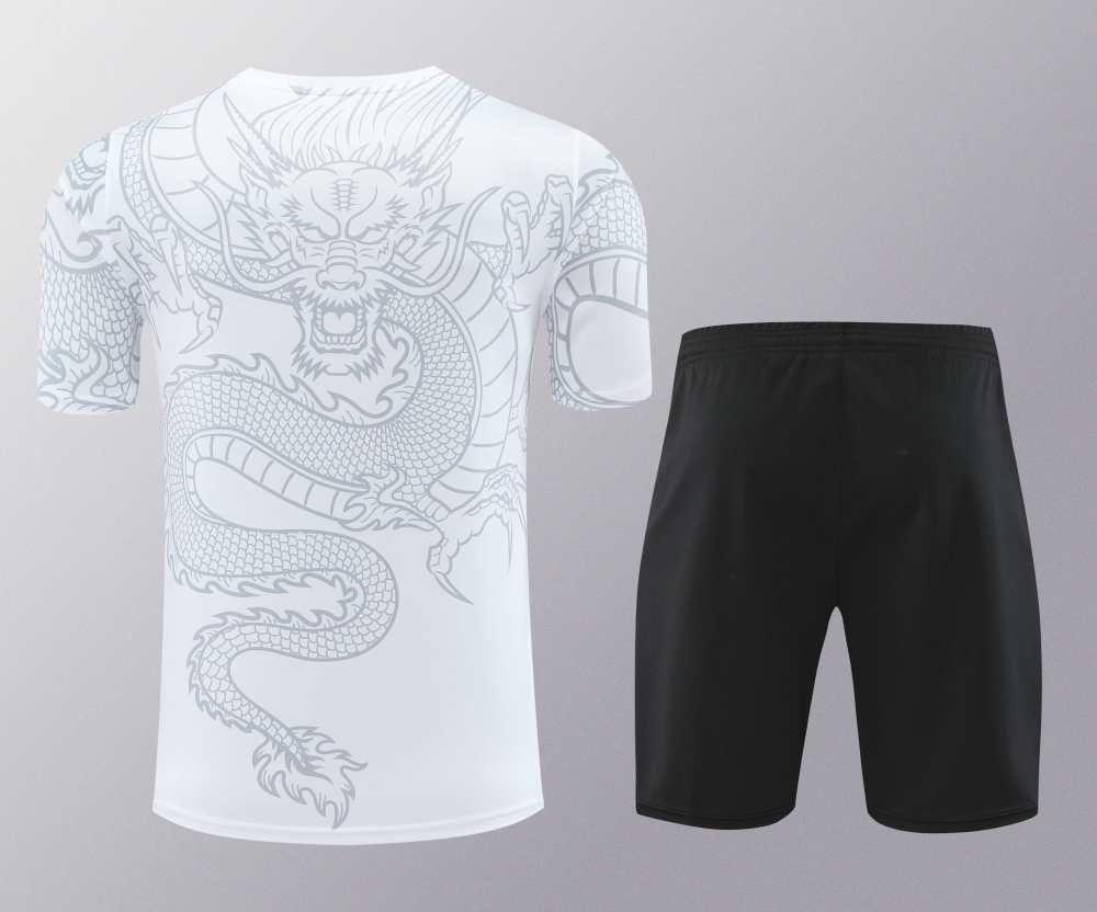 2425 Real Madrid CF Training clothes suit Short sleeve Fan version