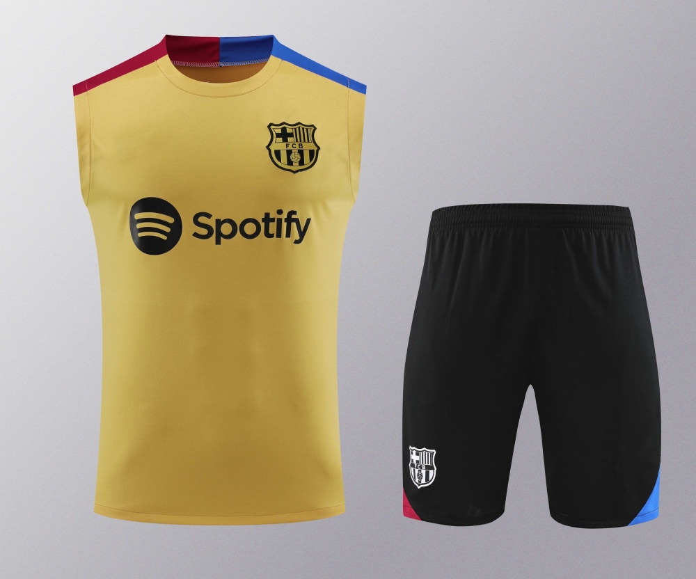 2425 FC Barcelona / Barça Training clothes suit vest Fan version