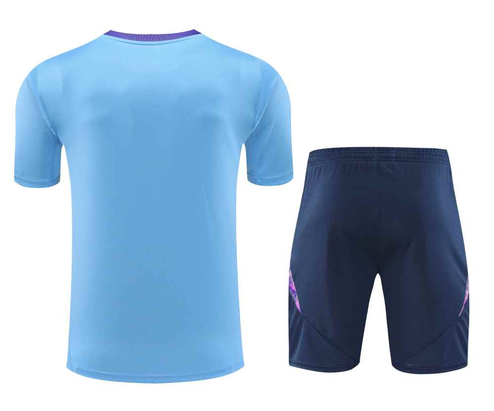 2425 Argentina Training clothes suit Short sleeve Fan version