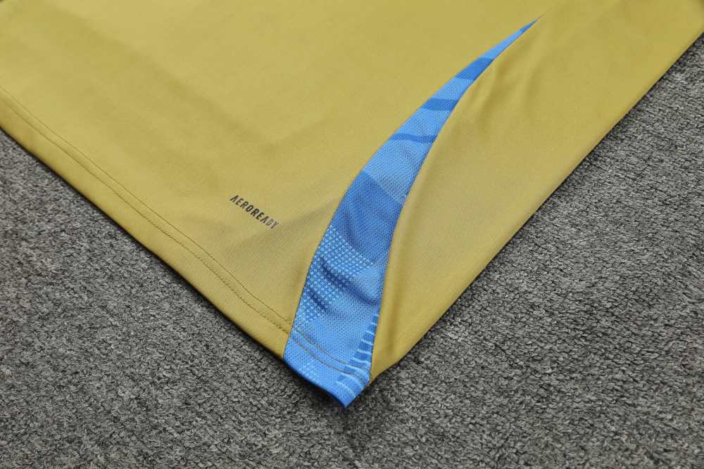 2425 Argentina Training clothes suit Short sleeve Fan version