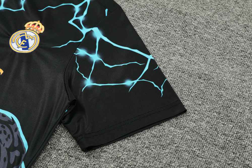 2425 Real Madrid CF Training clothes suit Short sleeve Fan version