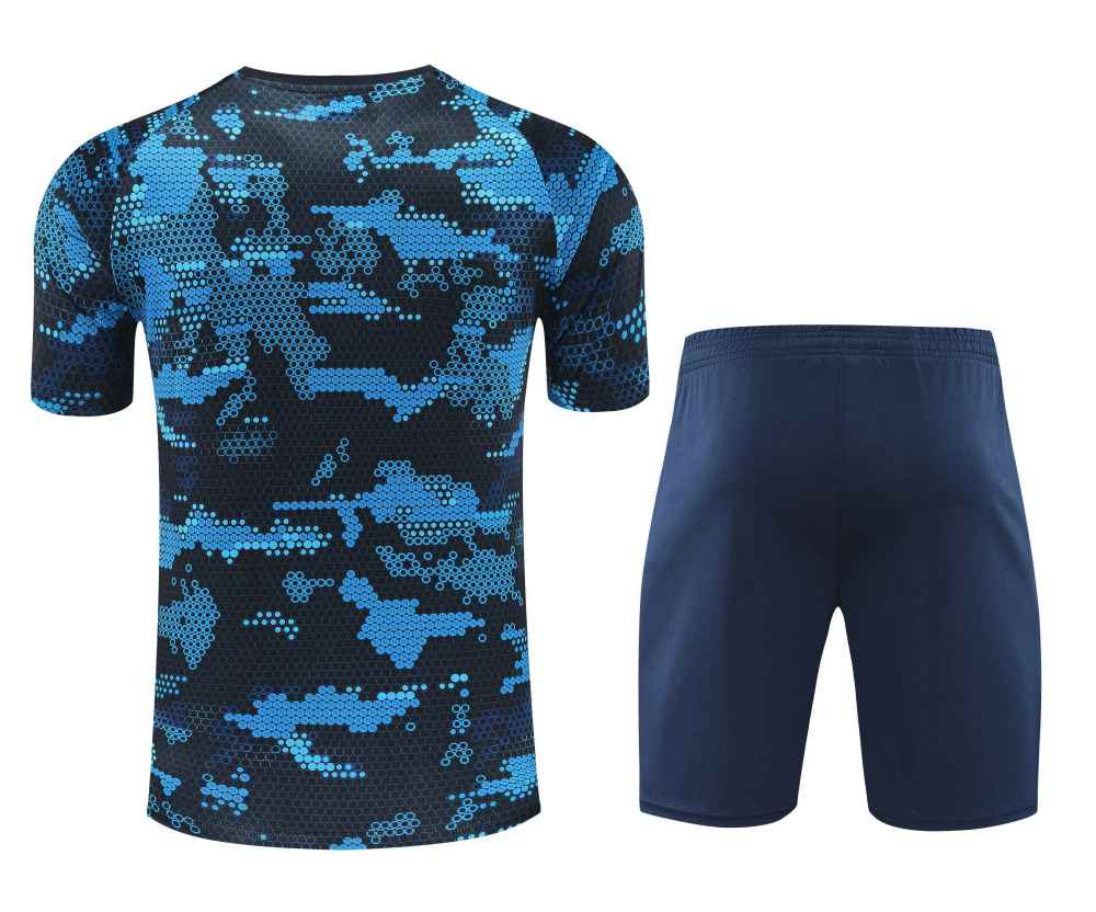 2425 S.S.C. Napoli Training clothes suit Short sleeve Fan version